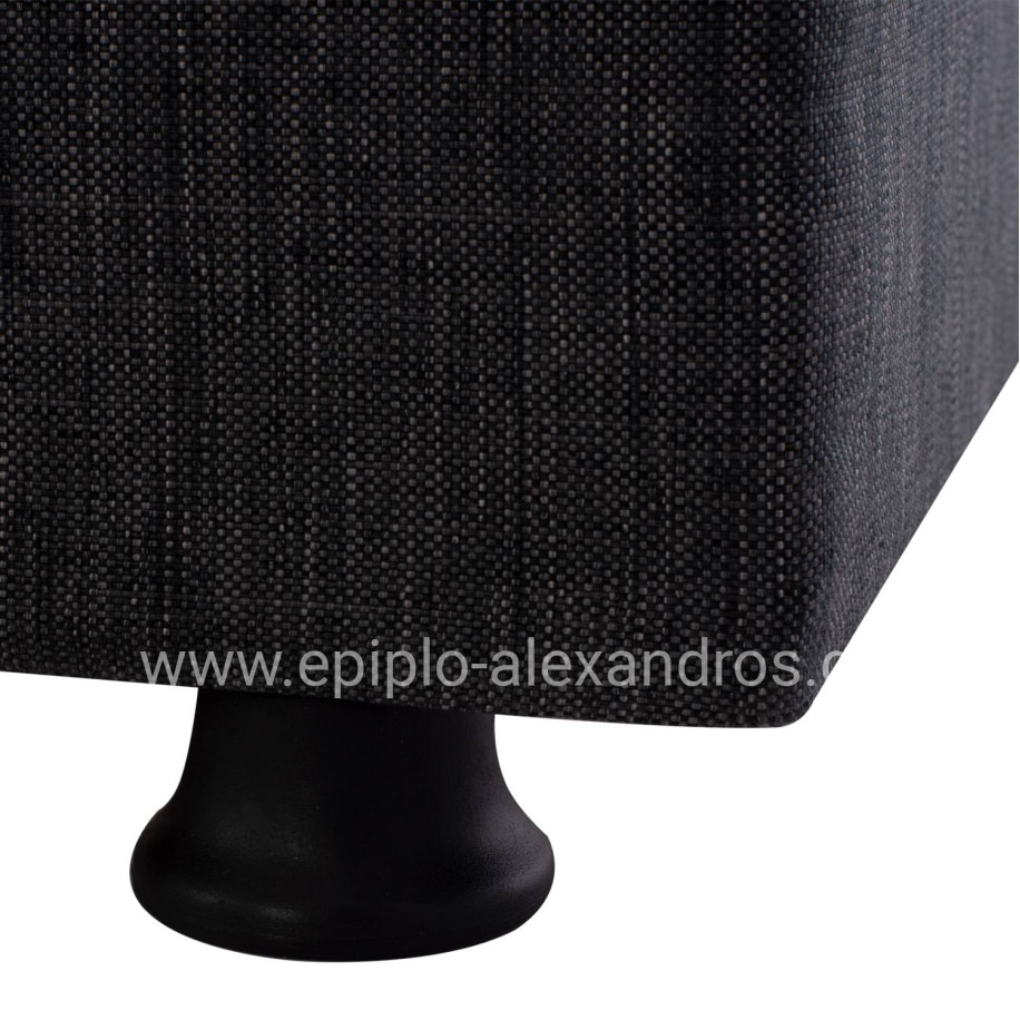 ΚΑΝΑΠΕΣ ΚΡΕΒΑΤΙ ΤΡΙΘΕΣΙΟΣ ΓΚΡΙ HM3239.03 180x72x77 εκ.