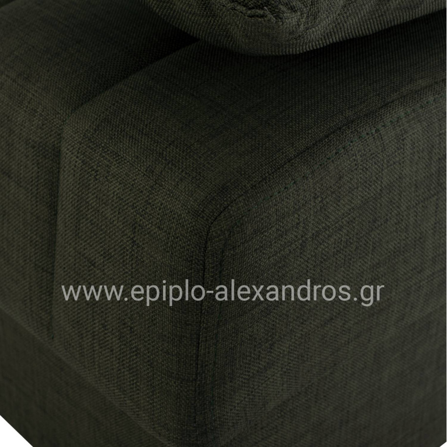 Hm3239.05 ANDRI three-seater sofa-bed, cypress green fabric