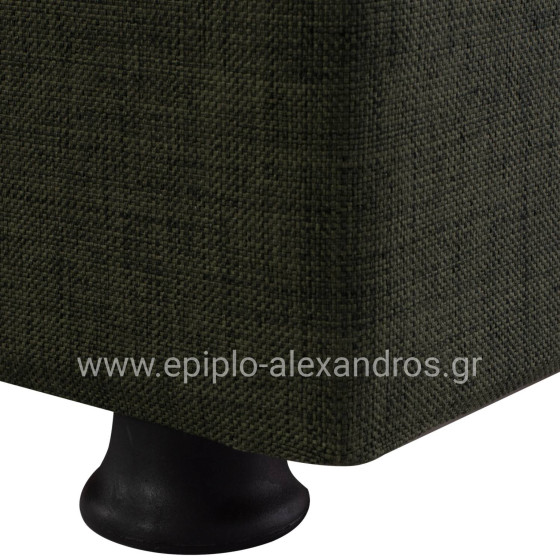 Hm3239.05 ANDRI three-seater sofa-bed, cypress green fabric