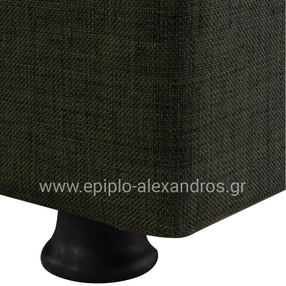 Hm3239.05 ANDRI three-seater sofa-bed, cypress green fabric