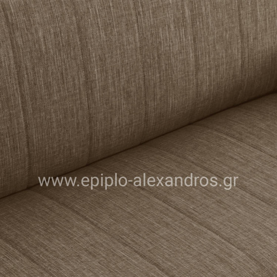 Hm3239.02 ANDRI three-seater sofa-bed, brown fabric