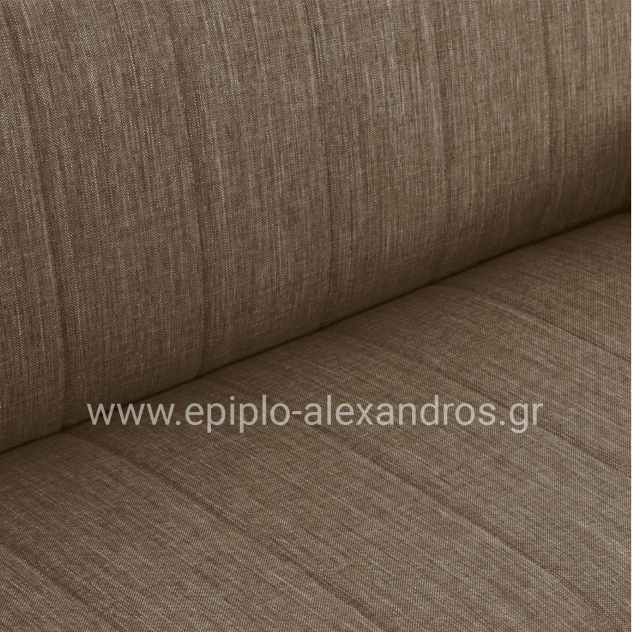 Hm3239.02 ANDRI three-seater sofa-bed, brown fabric