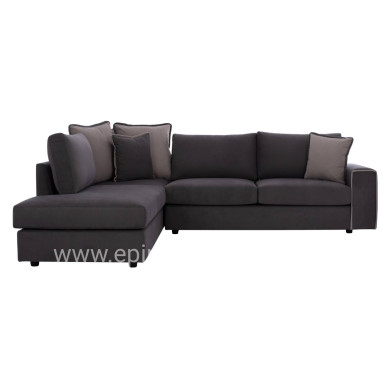 Corner sofa HOME, grey, 2pcs, left corner
