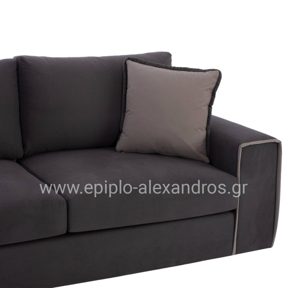 Corner sofa HOME, grey, 2pcs, left corner