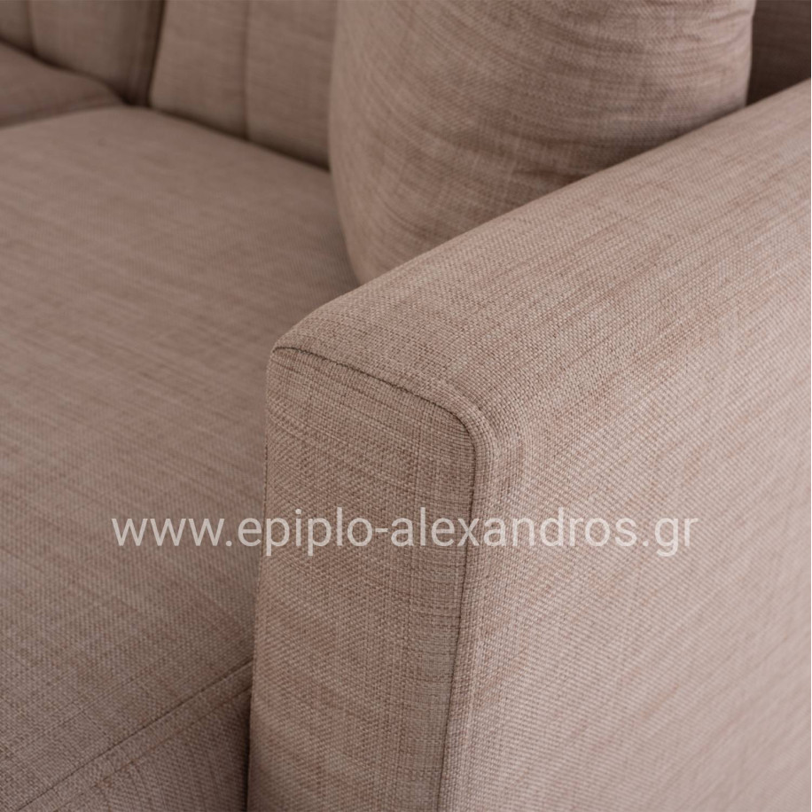 HM3244.04 corner sofa-bed, reversible, 200x133x77Ηcm, beige
