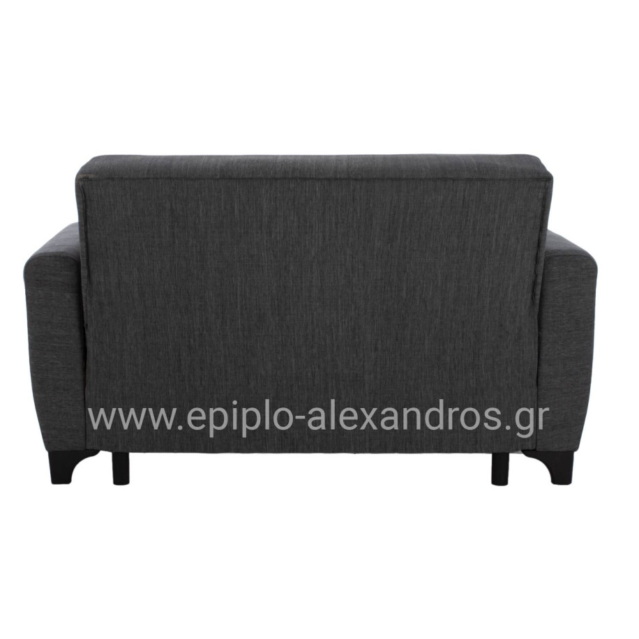 HM3243.03 2-SEATER SOFA-BED, TALL BACK, GREY, 160x84x88cm
