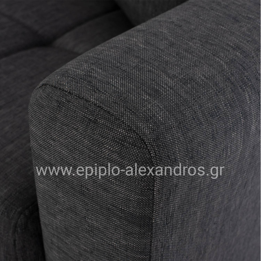 HM3243.03 2-SEATER SOFA-BED, TALL BACK, GREY, 160x84x88cm