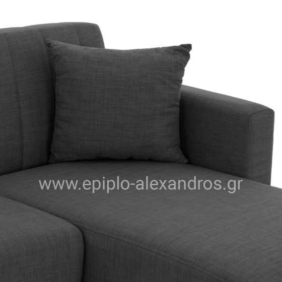 ΚΑΝΑΠΕΣ ΚΡΕΒΑΤΙ GHUFRAN ΓΩΝΙΑ ΑΝΑΣΤΡΕΨΙΜΗ ΓΚΡΙ ΜΕ ΑΠΟΘΗΚΕΤΙΚΟ ΧΩΡΟ HM3244.03 202x140x78Yεκ.