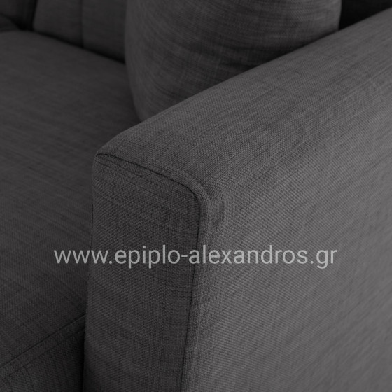 ΚΑΝΑΠΕΣ ΚΡΕΒΑΤΙ GHUFRAN ΓΩΝΙΑ ΑΝΑΣΤΡΕΨΙΜΗ ΓΚΡΙ ΜΕ ΑΠΟΘΗΚΕΤΙΚΟ ΧΩΡΟ HM3244.03 202x140x78Yεκ.