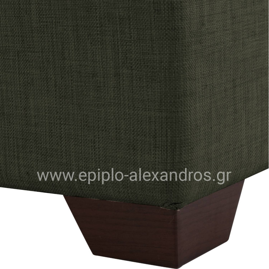 HM3244.05, corner sofa-bed, dark olive, reversible, 202x140x78cm