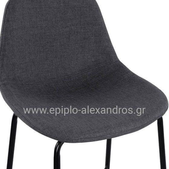 ΣΚΑΜΠΟ VINCENT HM9298.10 ΜΕΣΑΙΟΥ ΥΨΟΥΣ ΓΚΡΙ  ΜΕ ΜΕΤΑΛΛΙΚΑ ΠΟΔΙΑ 47x51x96 εκ.