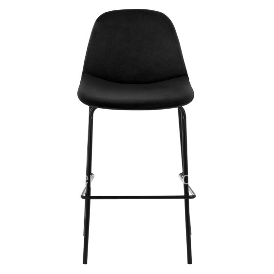 ΣΚΑΜΠΟ VINCENT HM9298.14 ΜΕΣΑΙΟΥ ΥΨΟΥΣ ΜΑΥΡΟ ΜΕ ΜΕΤΑΛΛΙΚΑ ΠΟΔΙΑ 47x51x96 εκ.