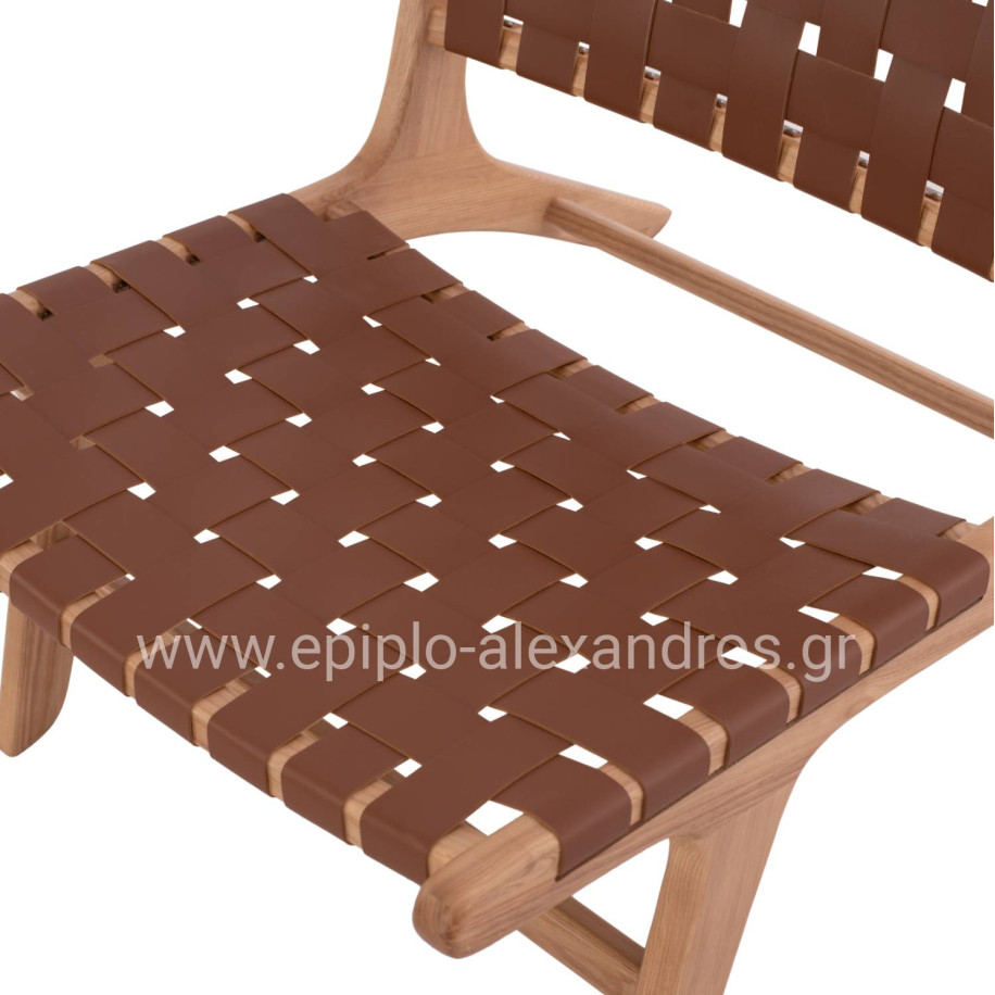 ΠΟΛΥΘΡΟΝΑ HM9326.01 FELIPE ΞΥΛΟ ΤΟΟΝ ΜΕ ΠΛΕΞΗ PU 67x70x75Y εκ.