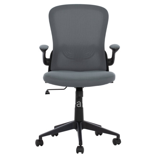 Office Chair FB91178.10, black frame, grey mesh fabric, 60x56x105
