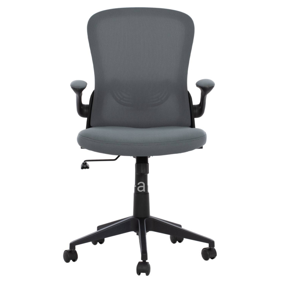 Office Chair FB91178.10, black frame, grey mesh fabric, 60x56x105