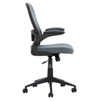 Office Chair FB91178.10, black frame, grey mesh fabric, 60x56x105
