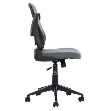 Office Chair FB91178.10, black frame, grey mesh fabric, 60x56x105