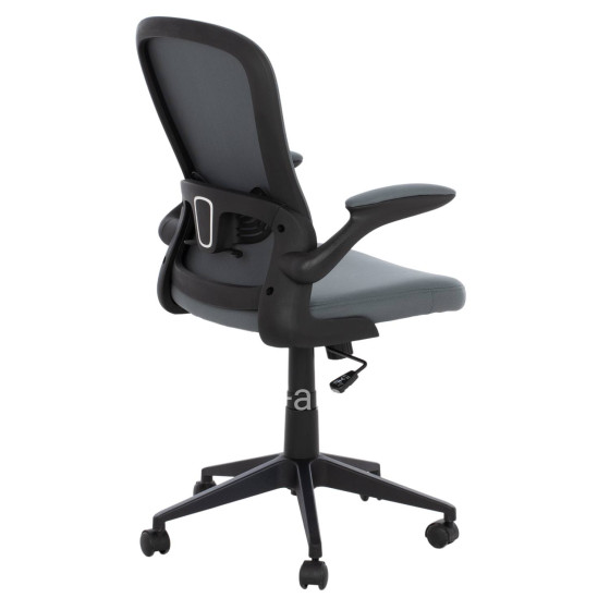 Office Chair FB91178.10, black frame, grey mesh fabric, 60x56x105