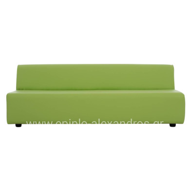 SOFA FOR KIDS HM3258.160, FOAM FILLINGS, PU LEATHER, LIME, 160x60x55