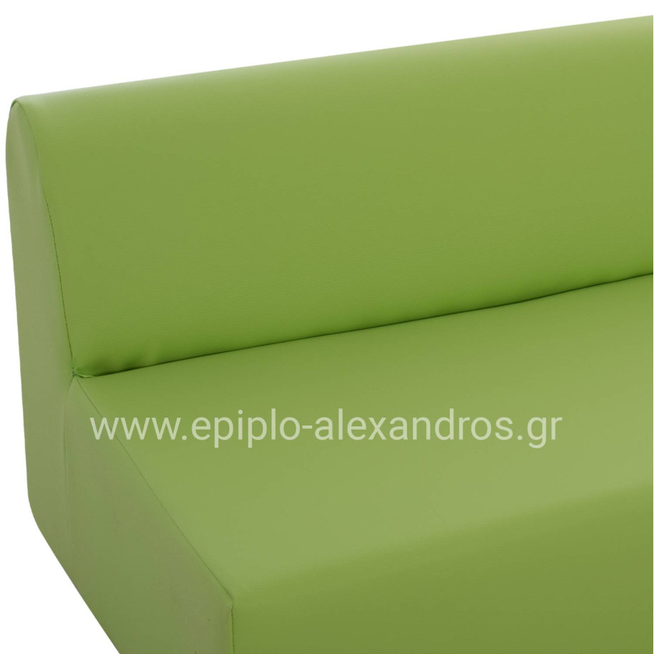 SOFA FOR KIDS HM3258.160, FOAM FILLINGS, PU LEATHER, LIME, 160x60x55