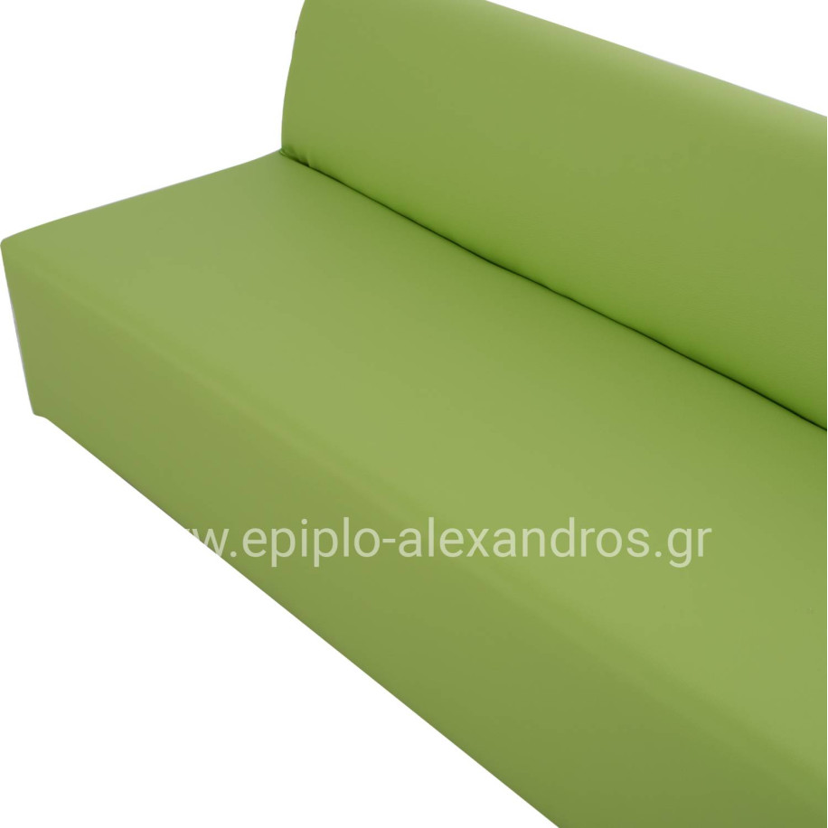 SOFA FOR KIDS ΗΜ3258.120, FOAM FILLINGS, PU LEATHER, LIME, 120x60x55