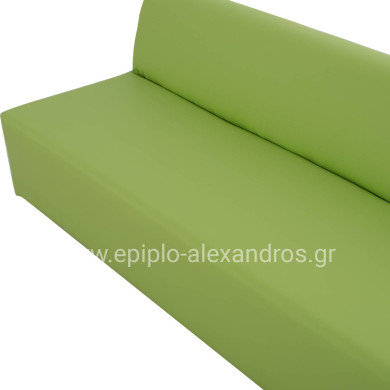 SOFA FOR KIDS ΗΜ3258.120, FOAM FILLINGS, PU LEATHER, LIME, 120x60x55