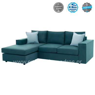 CORNER SOFA HM3257.05 MONACO INTERCHANGEABLE WATER-REPELLANT 240x170x86