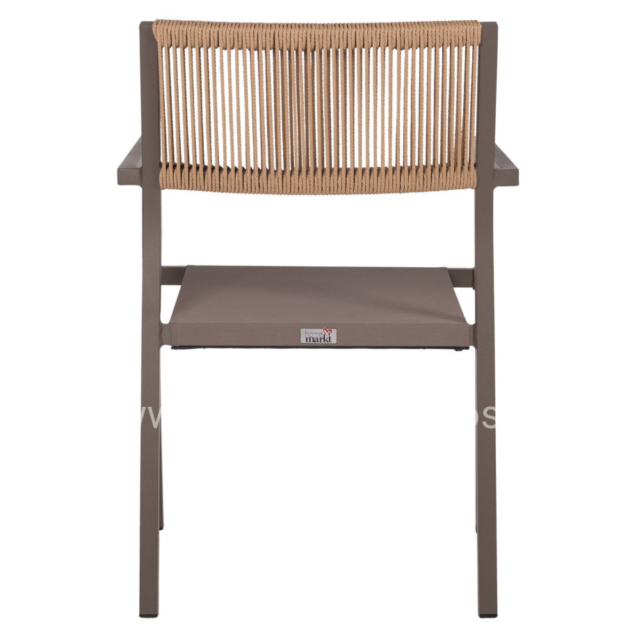 ΠΟΛΥΘΡΟΝΑ ΑΛΟΥΜΙΝΙΟΥ ΕΠΑΓΓΕΛΜΑΤΙΚΗ ΣΑΜΠΑΝΙΖΕ MIREN ME RATTAN ΠΛΑΤΗ HM5893.03 55,5x58,5x83 εκ.