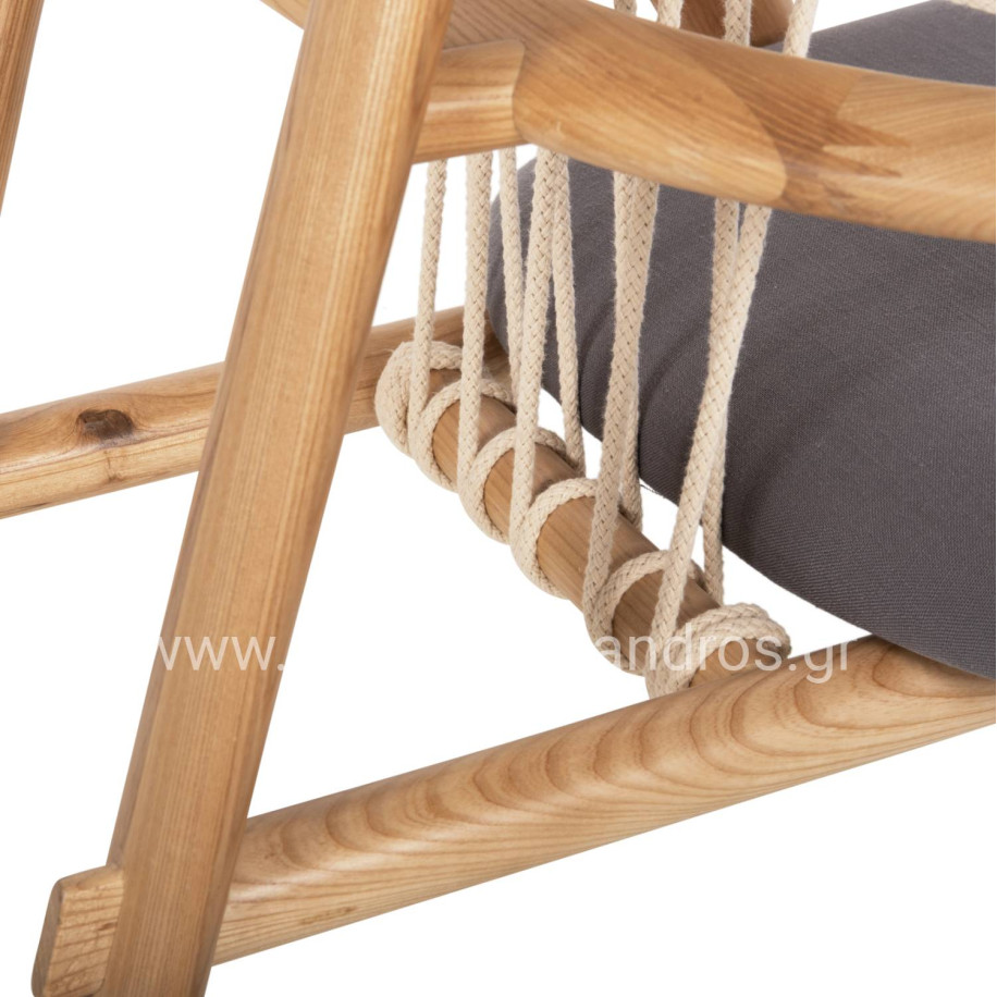 LEISURE CHAIR CRAFT HM9413.01 MADE OF ASH WOOD AND ROPE NATURAL