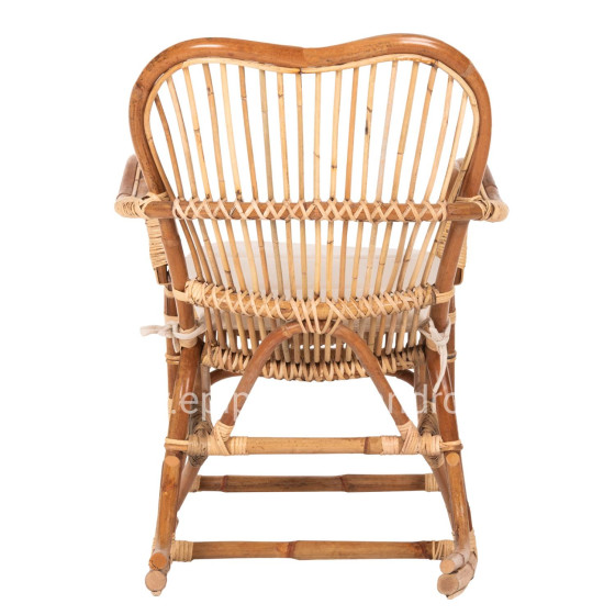 ΚΟΥΝΙΣΤΗ ΠΟΛΥΘΡΟΝΑ ΜΕ ΜΑΞΙΛΑΡΙ SANTA FE RATTAN HM9343 60x103x90Υ εκ.