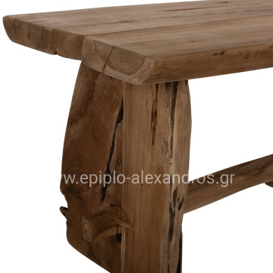 BENCH YEDI HM9347 SOLID TEAK NATURAL COLOR 80X40X44H