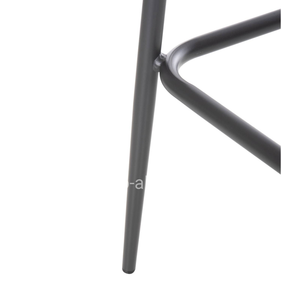 BAR STOOL ALUMINUM FRAME DARK GREY-ROPE BROWN 50x50x103Hcm.HM5862.01