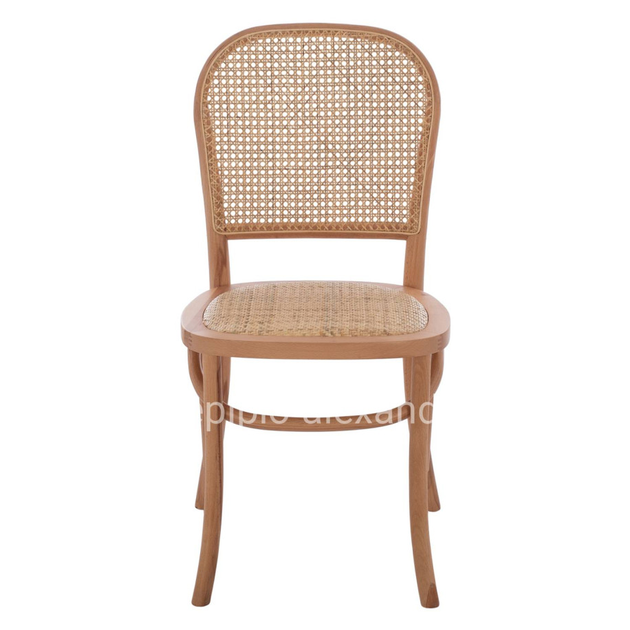 CHAIR SLOAN PROFESSIONAL BEECH WOOD PERFORATED BACKREST HM8915.21 NATURAL 45x48x88Hcm.