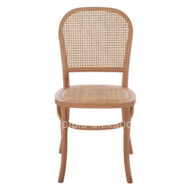 CHAIR SLOAN PROFESSIONAL BEECH WOOD PERFORATED BACKREST HM8915.21 NATURAL 45x48x88Hcm.