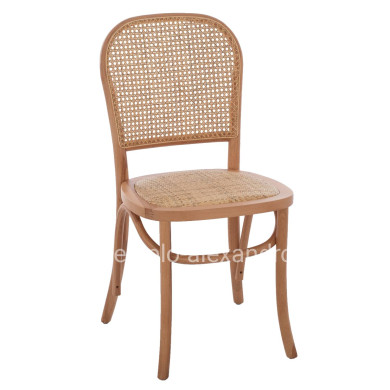 CHAIR SLOAN PROFESSIONAL BEECH WOOD PERFORATED BACKREST HM8915.21 NATURAL 45x48x88Hcm.