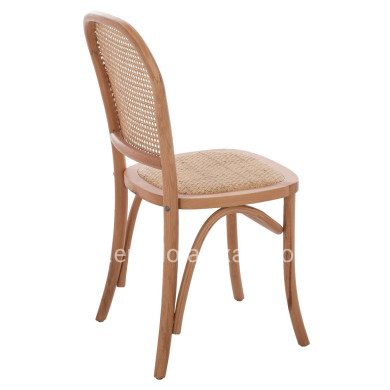 CHAIR SLOAN PROFESSIONAL BEECH WOOD PERFORATED BACKREST HM8915.21 NATURAL 45x48x88Hcm.