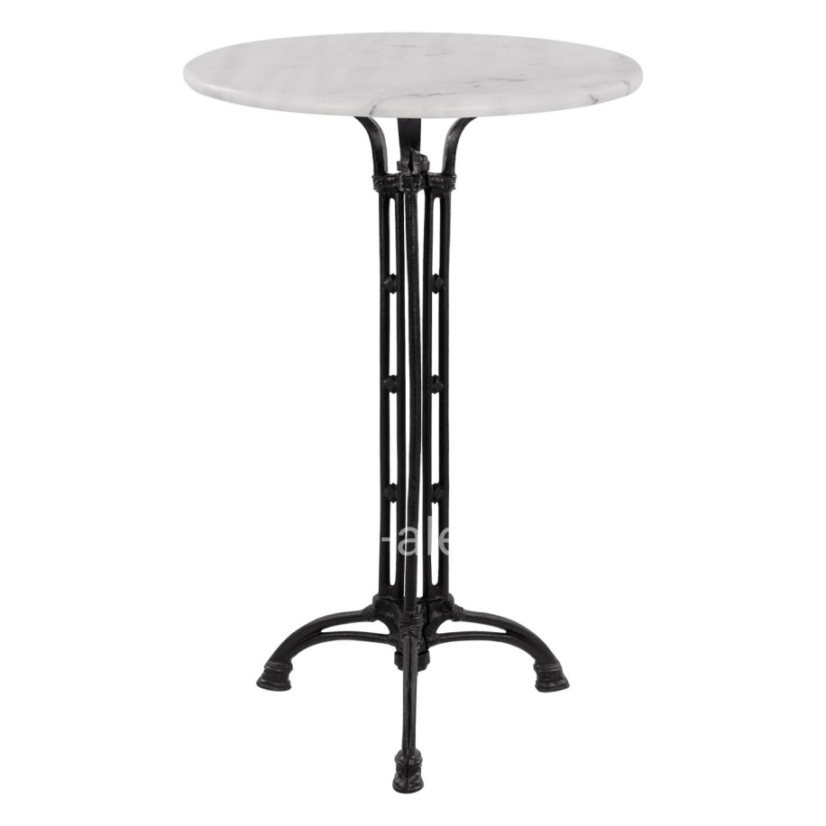 ΤΡΑΠΕΖΙ ΣΤΑΝΤ AR BRIELLE ΜΕ 3ΝΥΧΗ ΒΑΣΗ ΑΠΟ ΜΑΝΤΕΜΙ HM5890 ΜΕ ΜΑΡΜΑΡΟ Φ60x110Υ εκ.