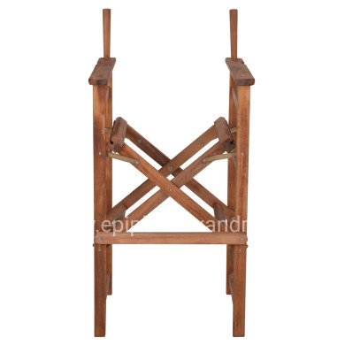 DIRECTOR'S BAR STOOL PALMER IN WALNUT-IMPREGNATED FRAME ONLY HM5578.01 57x57x117Hcm