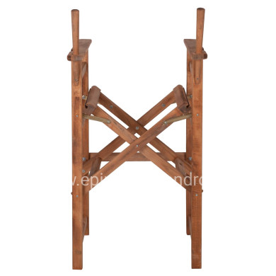 DIRECTOR'S BAR STOOL PALMER IN WALNUT-IMPREGNATED FRAME ONLY HM5578.01 57x57x117Hcm