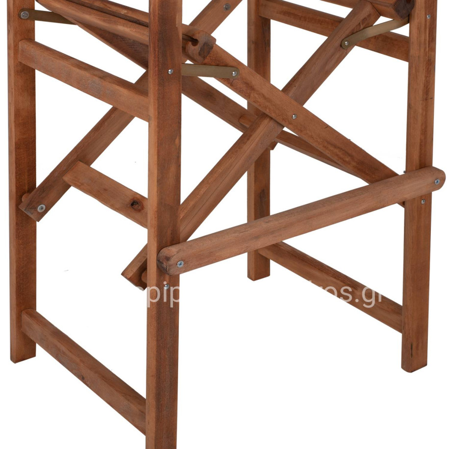 DIRECTOR'S BAR STOOL PALMER IN WALNUT-IMPREGNATED FRAME ONLY HM5578.01 57x57x117Hcm