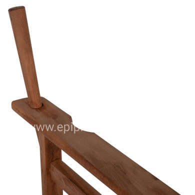 DIRECTOR'S BAR STOOL PALMER IN WALNUT-IMPREGNATED FRAME ONLY HM5578.01 57x57x117Hcm