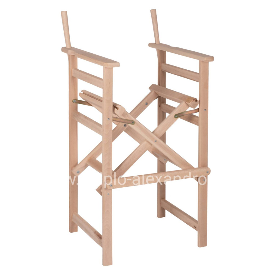 DIRECTOR'S BAR STOOL PALMER UNPAINTED FRAME ONLY HM5578.04 57x57x117Hcm