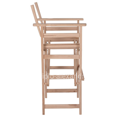 DIRECTOR'S BAR STOOL PALMER UNPAINTED FRAME ONLY HM5578.04 57x57x117Hcm