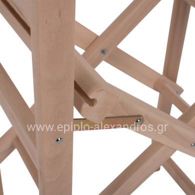 DIRECTOR'S BAR STOOL PALMER UNPAINTED FRAME ONLY HM5578.04 57x57x117Hcm