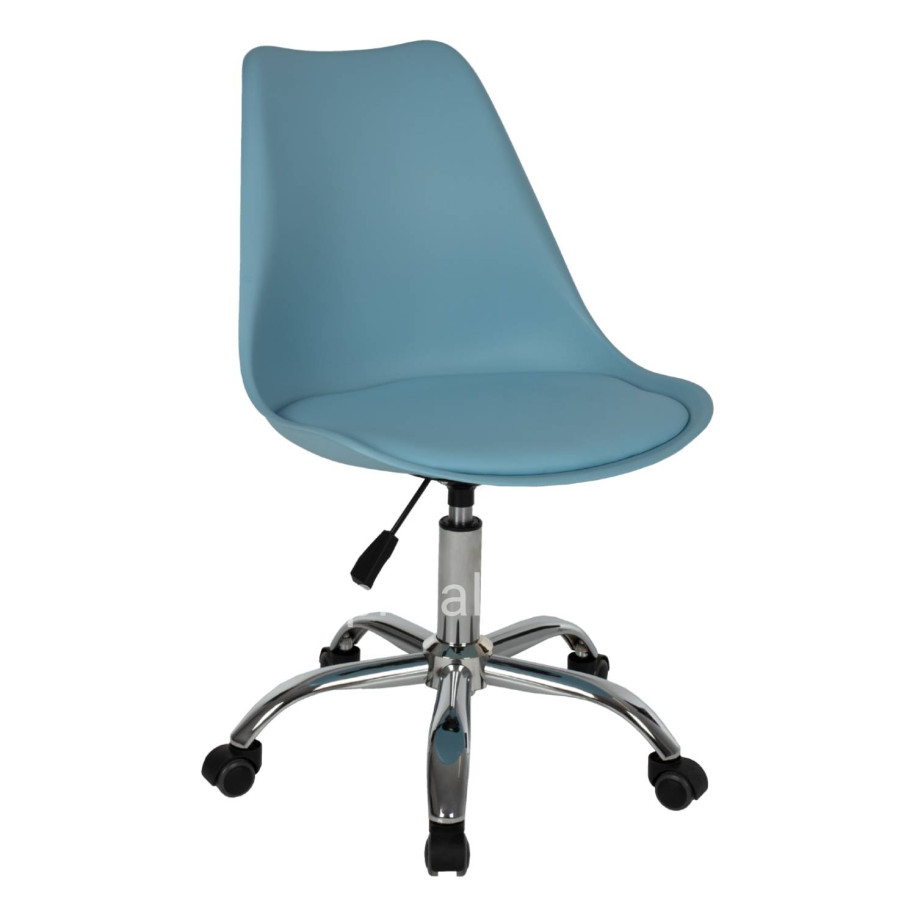 OFFICE CHAIR VEGAS 1PC HM1052.08 LIGHT BLUE 48x56x95Hcm.