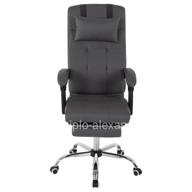 EXECUTIVE OFFICE CHAIR HM1057.20 GREY WITH FOLDING FOOTREST 58x71x128Hcm.