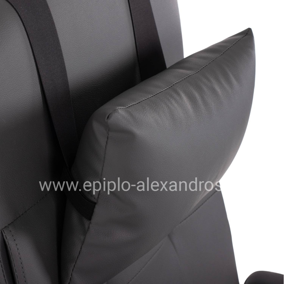 EXECUTIVE OFFICE CHAIR HM1057.20 GREY WITH FOLDING FOOTREST 58x71x128Hcm.