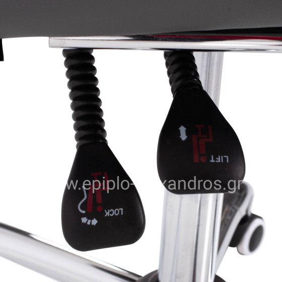 EXECUTIVE OFFICE CHAIR HM1057.20 GREY WITH FOLDING FOOTREST 58x71x128Hcm.