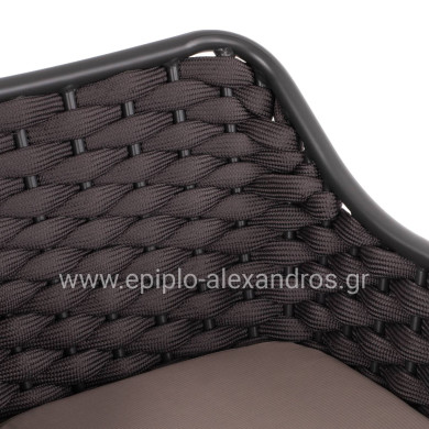 ΠΟΛΥΘΡΟΝΑ ΑΛΟΥΜΙΝΙΟΥ HM5858.01 ΜΕ ΣΧΟΙΝΙ- ΓΚΡΙ 56x58x76Υεκ.