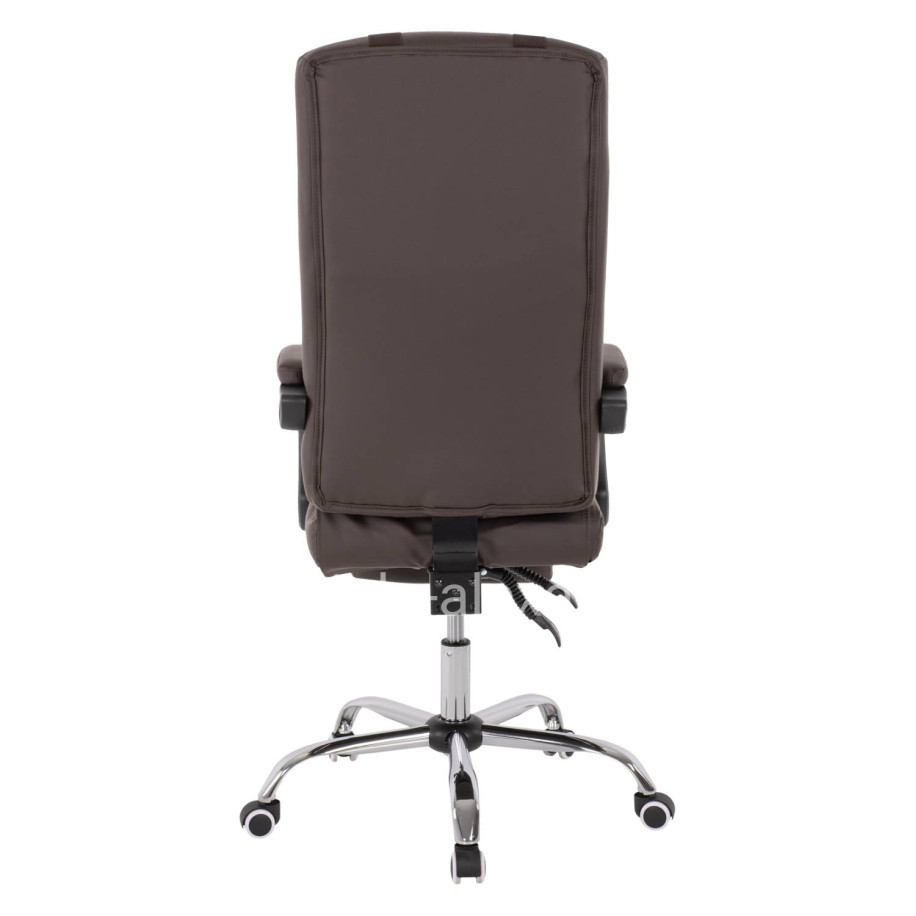 EXECUTIVE OFFICE CHAIR HM1057.19 BROWN WITH FOLDING FOOTREST 58x71x128Hcm.